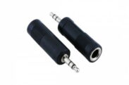 3905 / 6.3 mm Stereo Dişi / 3.5 mm Stereo Erkek Adaptor 100'lu Paket