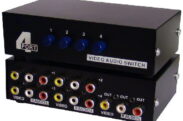 AV Switch 4x1 (4 Giriş 1 Çıkış)