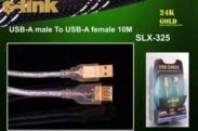 S-link SLX-325 Usb Uzatma 10MT Kablo