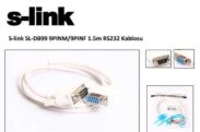 S-link SL-DB99 9PINM/9PINF 1.5m RS232 Kablosu